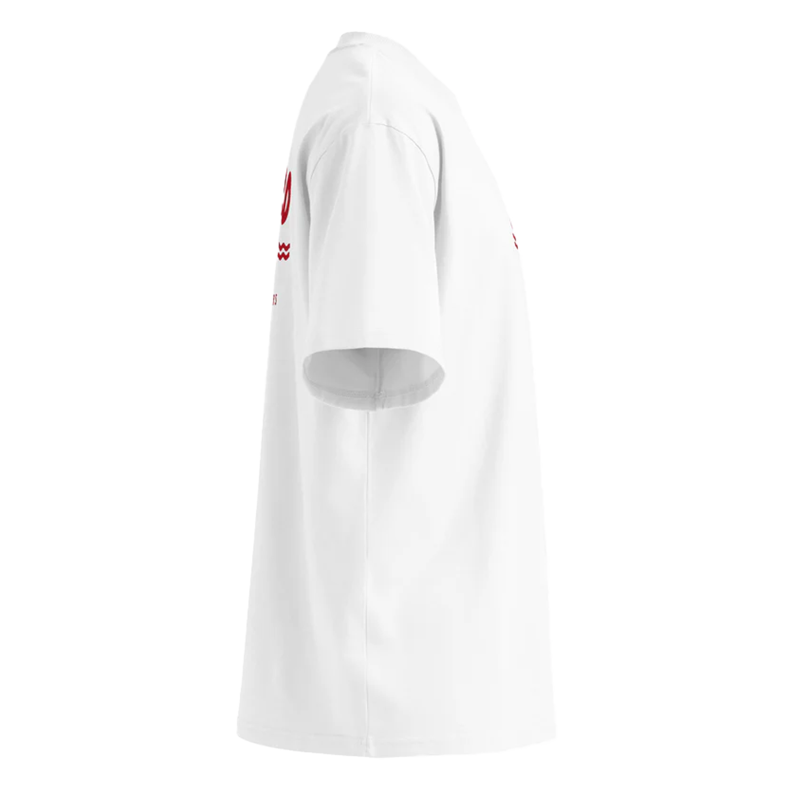 Unisex organic oversized high neck t-shirt